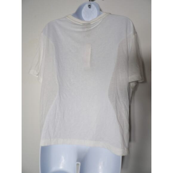 Adidas XL Big Boss Cropped Tee Shirt White Logo Ladies NWT Oversized Activewear - Picture 4 of 11